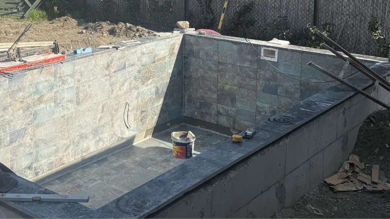 2025 Haziran İzmir Seferihisar 5x3 Skimmer Sistem Havuz - 1